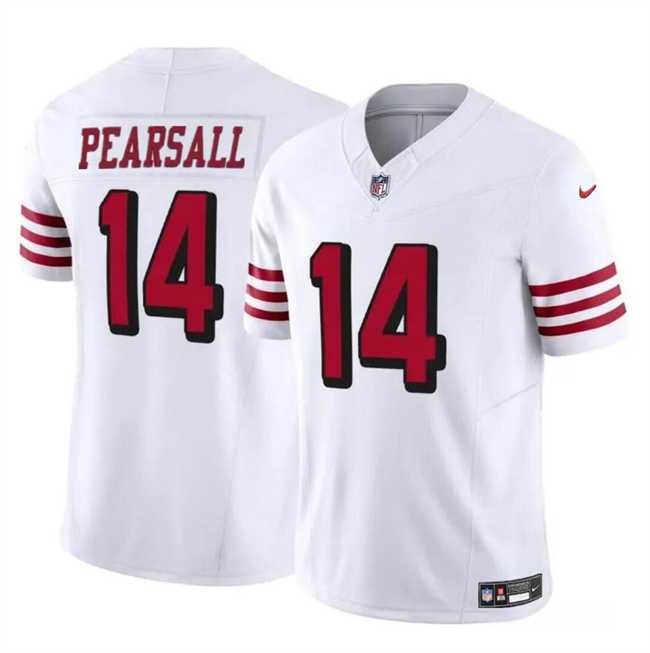Men & Women & Youth San Francisco 49ers #14 Ricky Pearsall New White 2024 Draft F.U.S.E. Vapor Untouchable Limited Stitched Jersey->san francisco 49ers->NFL Jersey